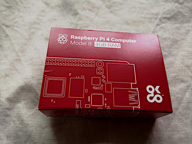Raspberry Pi 4開封前